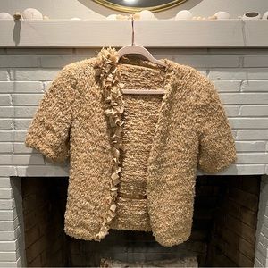 Vintage Short Sleeve Cardigan